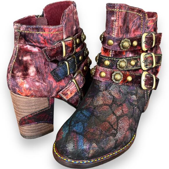 L'Artiste Laura Vita by Spring Step Nakisha Ankle Boots Size EU 35 | US 5.5 - Picture 3 of 12